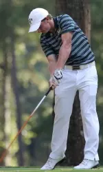 Paul Dunne is tied for seventh place at one-under par for the tournament.