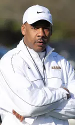 Head coach Garrick McGee says he is pleased with his team's progression through the first week of spring drills.