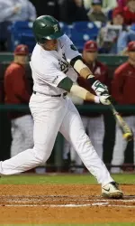 John Frost leads the Blazers with 38 RBI and 19 doubles on the season.