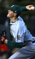 RHP James Naile pitched seven strong innings out of the bullpen