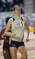 Sarah Hudak set a personal best and school record in the 1,500-meter run Thursday.