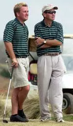Alan Kaufman with his former Blazer pupil Graeme McDowell.
