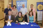 Bailey James signs NLI with family