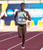 Alexis Bates and her 4x100 teammates earned All-America distinction for their 2013 NCAA performance.