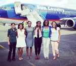 Kyana White and her Blazer teammates traveled to Eugene Monday.