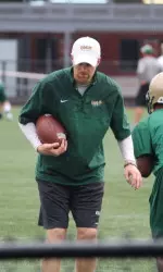 Coach Matt Sanders was one of four new UAB assistant coaches to start Fall Camp on Tuesday.