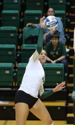 Sophomore Sam Skinner led UAB with 24 kills against Mississippi State.