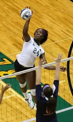Senior Leslie Ekpe led UAB with 10 kills and added a career-high eight digs against UTSA.