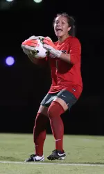 Junior goalkeeper Angelica Jimenez is currently No. 21 in the nation for total saves this season and No. 24 in saves per game.