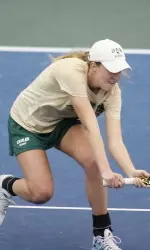 UAB's Rachel Daniell picked up a singles win on Friday.