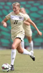 Junior Paige Hanks tied a career best, recording four shots against Rice on Oct. 30.