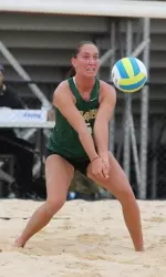 Senior Ally Slaughter will compete for the UAB sand volleyball team Saturday.