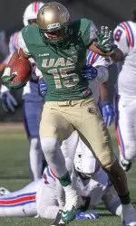 The Blazers and Marshall Thundering Herd kick at 11 a.m. Saturday at Legion Field in the home finale and Senior Day.