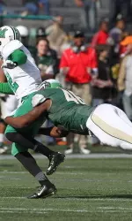 Senior defensive end Diaheem Watkins enters this weekend No. 1 in Conference USA with eight sacks.