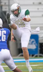 Senior punter Hunter Mullins was named the UAB Student-Athlete of the Week on Monday.