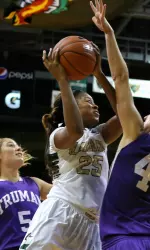 Senior Janae Smith named to all-tournament team after averaging 21.5 points per game.