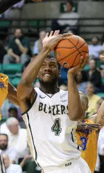 UAB redshirt junior guard Robert Brown scored a team-high 19 points in the loss.