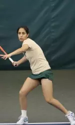 Newcomer Pardis Kianoush has played stellar for the Blazers this season.