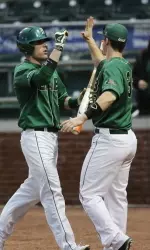 Junior outfielder Chase Davis was one of three Blazers with two hits on Tuesday.