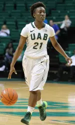 Sophomore Chelsee Black led UAB with 23 points and had five assists in the win.