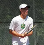 Donovan McSeveney picked up UAB's lone point in singles Saturday.
