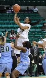 Senior Ashley Grimes scored 15 of her 19 points in the second half.