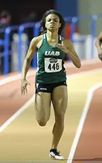 Shakima Knox was the fastest qualifier Friday in the 60-meter dash.