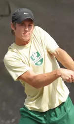 UAB's Donovan McSeveney forced a third-set match against #89 Dante Saleh on Tuesday.
