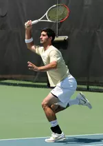 Lucas Dirube won a three-set decision at No. 3 singles for a key point.