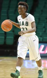 Sophomore Chelsee Black led UAB with 16 points.