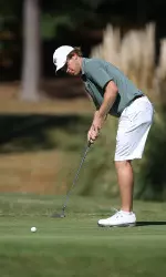 Senior Wilson McDonald is in third place after one round of play.