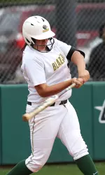 Megan McGrath hit a solo home run on Sunday, her team-leading 11th of the season, as the Blazers fell to FIU, 8-4, in the series finale.