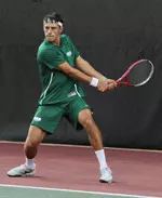 Chris Helliar accounted for UAB's only point in Saturday's match with a win in singles.