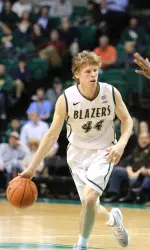 Jordan Swing was one of six seniors honored on Thursday night.