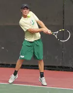 Donovan McSeveney was a winner at No. 4 singles Tuesday vs. Southern Miss.