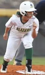 Freshman Danii Fernandez picked up three hits on the day as UAB split its Conference USA opener at East Carolina.