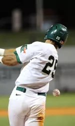 Senior outfielder Ivan De Jesus plated the first run of the night against No. 8 Alabama.