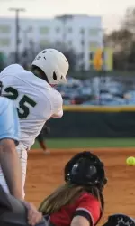Senior Kristen McGrath finished with one of UAB's three hits on the day, a double as the Blazers fell to Charlotte, 1-0, at the UAB Softball Field on Senior Day.