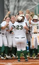 Mary Warren finished with three of UAB's RBI on the day, as the Blazers split a doubleheader with Lipscomb.