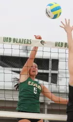 Senior Ally Slaughter teamed up with freshman Amber Treace for a win at the No. 5 position.