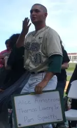 More than $4,500 was raised at the Strike Out Cancer event.