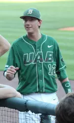 Sophomore infielder Adam Smith has started every contest for the Blazers in 2014.