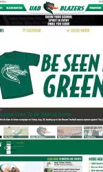 UAB Athletics partnered with CBS Sports for the newest redesign.