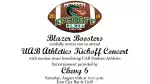 The UAB Athletics Department and Blazer Boosters will host a 2014 Kickoff Concert on Saturday, August 16, 2014 at Iron City Bar and Grill.