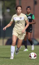 Megan Collins is one of four seniors returning for the 2014 campaign, which begins Aug. 22 at South Alabama.