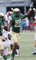 Junior Tevin Crews and the UAB football team travel to Mississippi State on Saturday.
