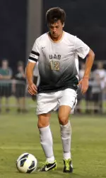 Redshirt senior midfielder Alex Clay set a career-high with two assists in the 2014 season opener.