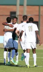 The UAB men's soccer team jumped 11 spots from the preseason coaches' poll.