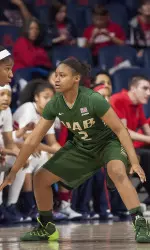 Freshman Whytney Singleton scored a career-high six points against Old Dominion.