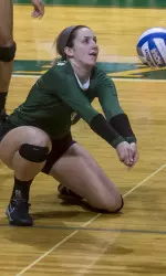 Junior Emma Schroer now ranks 10th for the most kills in a single season.